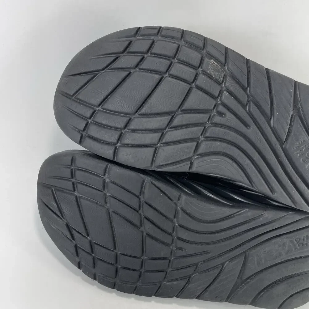 Hoka One One Ora Recovery 2 Mens Size 8 Black Foam Cushion Comfort Swim Slides
